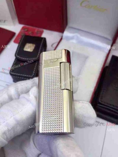 Cartier lighter Replica for sale Silver Color for Men